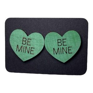 Be Mine Conversation heart earrings
